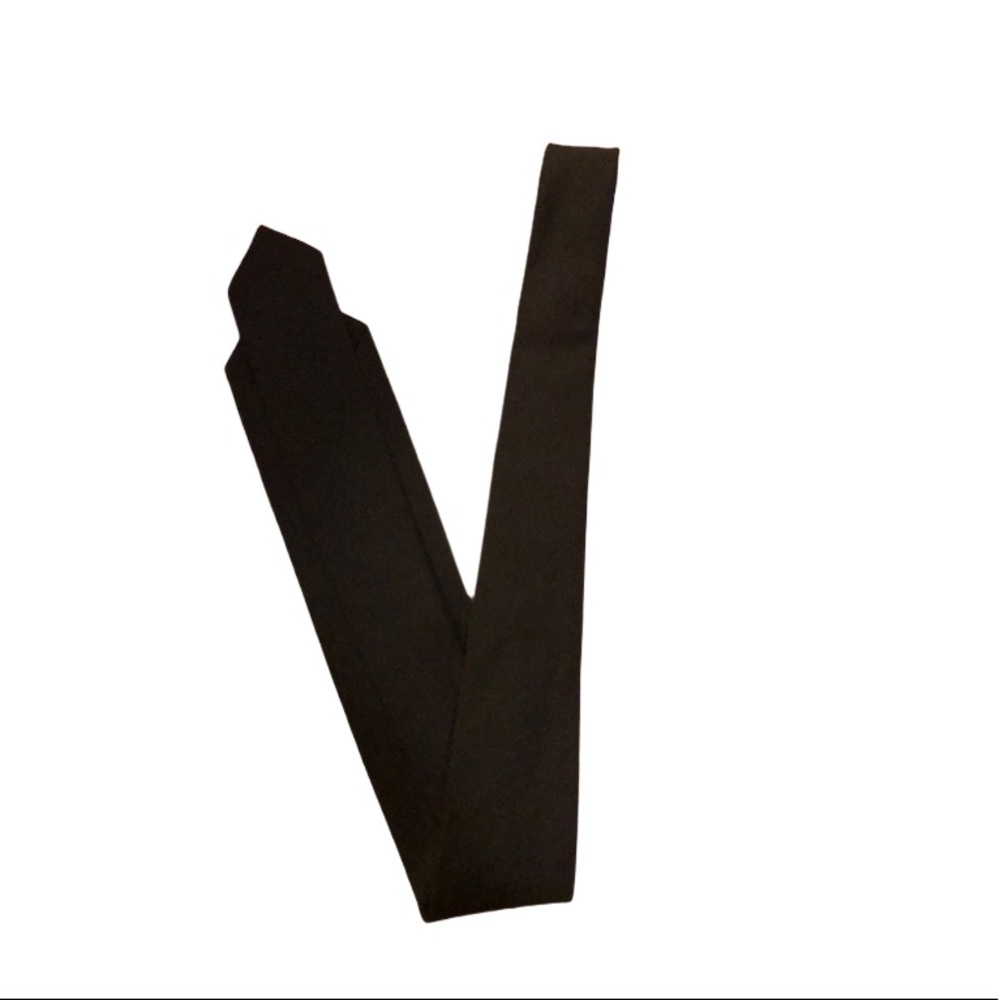 Slim Black Neck Tie